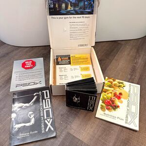 Beachbody P90X Extreme Home Fitness Program Set DVDs, Guides & Nutrition Plan